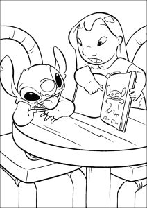 Lilo und Stitch: Lilos Lektion (Ausmalbild)