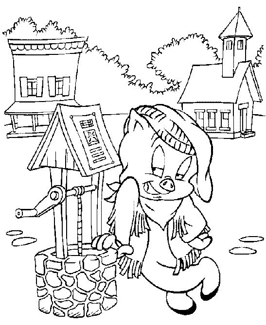 Looney Tunes Ausmalbilder zum kostenlosen Herunterladen (Ausmalbild zum Ausdrucken und Ausmalen für Kinder)