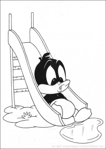 Ausmalbilder von Looney Tunes für Kinder (Ausmalbild)