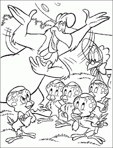 Ausmalbilder von Looney Tunes für Kinder (Ausmalbild)