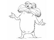 Ausmalbilder von Lorax zum Ausdrucken und Ausmalen für Kinder