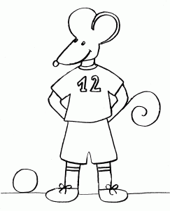 Ausmalbilder von Maeuse für Kinder (Ausmalbild)