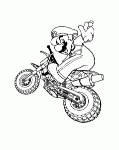 Bild von Mario Bros. zum Herunterladen und Ausmalen