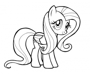 Bild von Mein kleines Pony zum Ausdrucken und Ausmalen