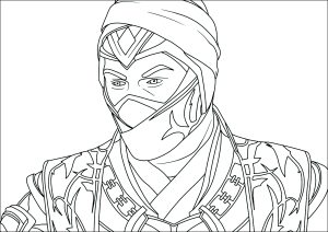Kostenlose Ausmalbilder von mortal-kombat für Kinder (Ausmalbild von Mortal Kombat)