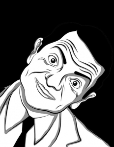 Ausmalbilder von Mr. Bean für Kinder (Ausmalbild)
