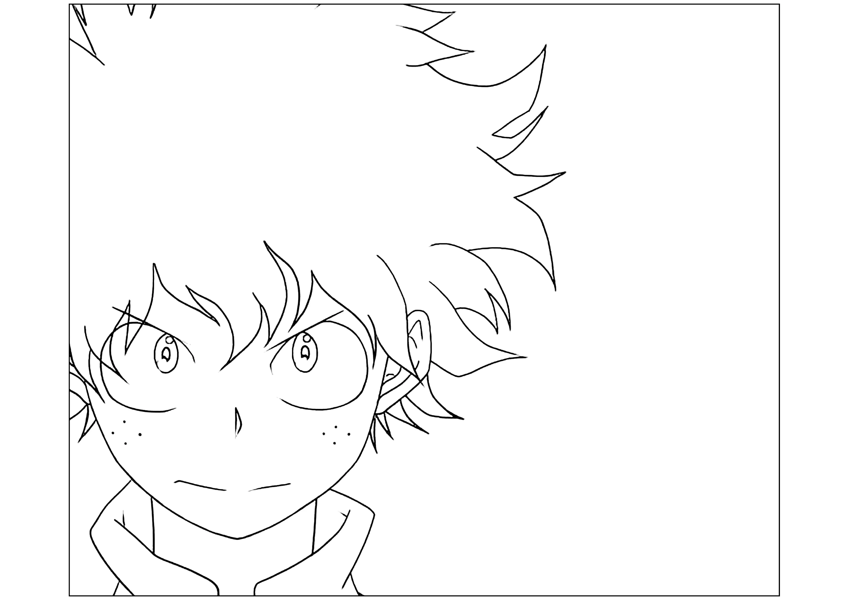 Kostenlose Ausmalbilder von my-hero-academy zum Herunterladen (Ausmalbild von My Hero Academy zum Ausdrucken und Ausmalen für Kinder)