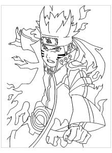 Naruto (Ausmalbild)