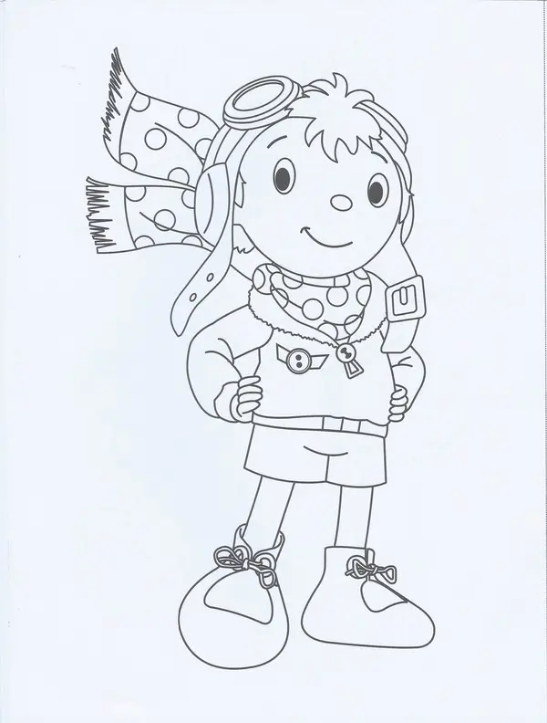 Bild von Oui-Oui zum Herunterladen und Ausmalen (Noddy)
