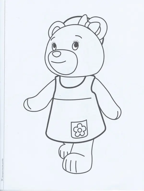 Oui-Oui Ausmalbilder zum Ausdrucken für Kinder (Ausmalbild von Noddy zum Ausdrucken und Ausmalen für Kinder)