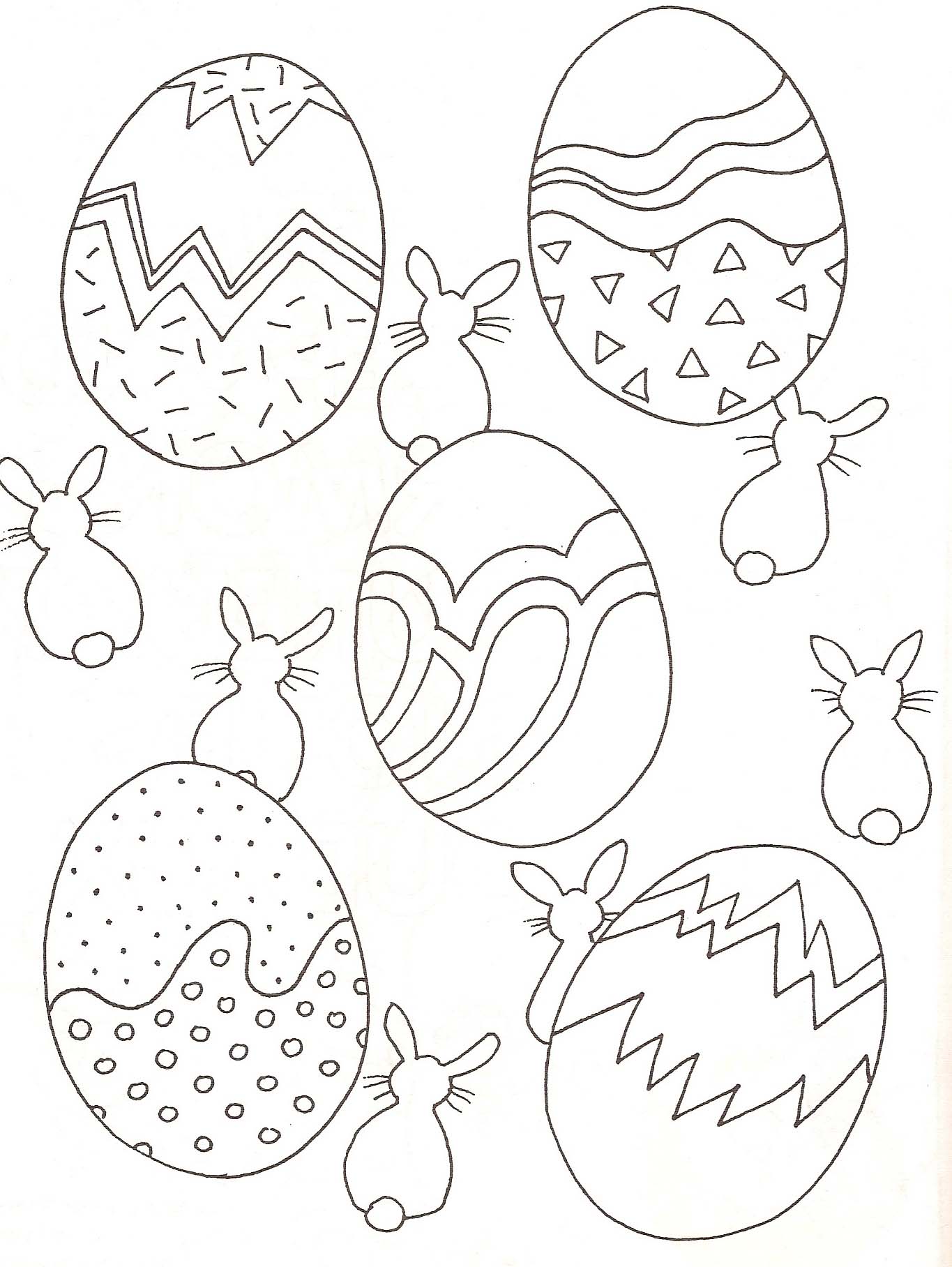 Ostermalbuch für Kinder (Ausmalbild von Ostern zum Ausdrucken und Ausmalen für Kinder)