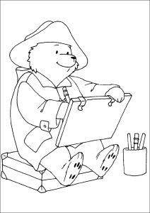 Ausmalbilder von paddington-bär zum Ausdrucken (Ausmalbild)