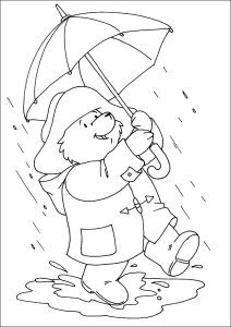Ausmalbilder für Kinder kostenlos von paddington-bär (Ausmalbild)