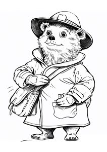 Ausmalbilder von paddington-bär zum Ausdrucken (Ausmalbild)
