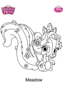 Wiese (Ausmalbild von Palace Pets)