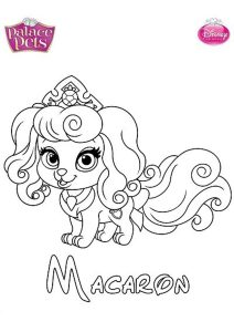 Macaron (Ausmalbild von Palace Pets)