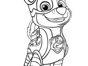 Ausmalbilder von Paw Patrol: Die Mighty Pups zum Ausdrucken und Ausmalen für Kinder