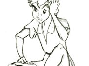 Ausmalbilder von Peter Pan zum Ausdrucken und Ausmalen für Kinder