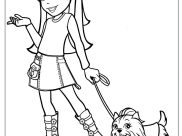 Ausmalbilder von Polly Pocket zum Ausdrucken und Ausmalen für Kinder
