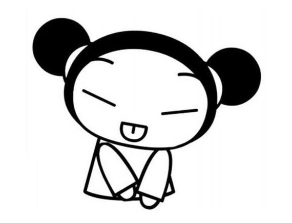 Bild von Pucca zum Herunterladen und Ausmalen