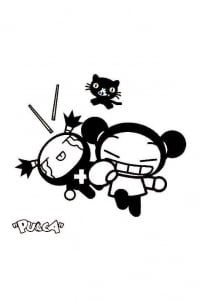 Pucca Coloriage zum Ausdrucken (Ausmalbild)