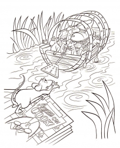 Ratatouille Coloriage zum Ausdrucken (Ausmalbild)