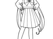 Ausmalbilder von Sailor Moon zum Ausdrucken und Ausmalen für Kinder