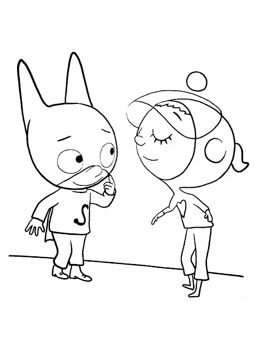 SamSam Coloriage zum kostenlosen Ausdrucken (Ausmalbild zum Ausdrucken und Ausmalen für Kinder)