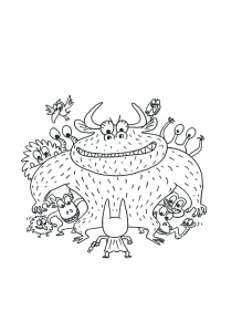 SamSam Coloriage zum kostenlosen Ausdrucken (Ausmalbild)