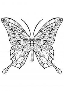 Schmetterlinge kostenlos zum Ausmalen