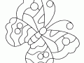 Schmetterlinge Ausmalbilder zum kostenlosen Ausdrucken (Ausmalbild)