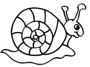 Ausmalbilder von Schnecke zum Ausdrucken und Ausmalen für Kinder