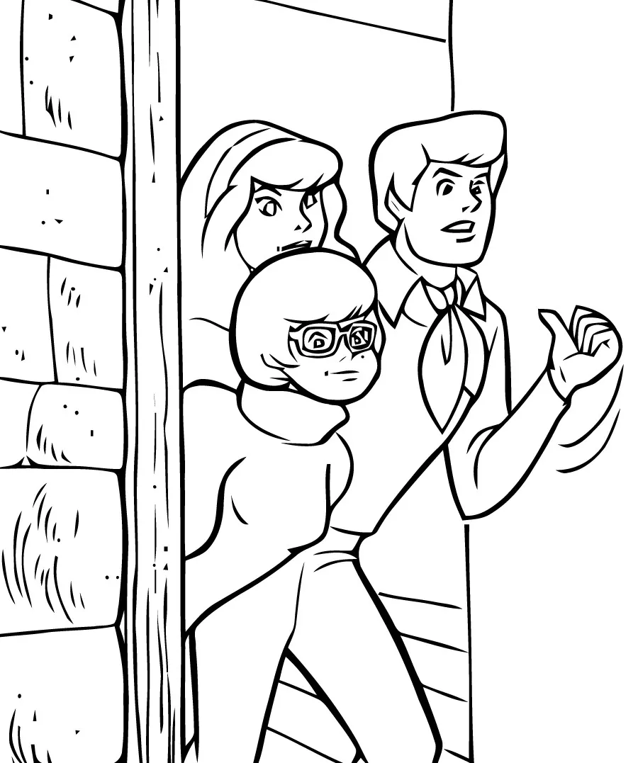 Scooby Doo Malvorlagen kostenlos herunterladen. (Scooby-Doo)