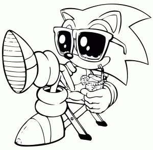 Ruhe für einen der berühmtesten Helden der Videospiele. (Ausmalbild von Sonic)