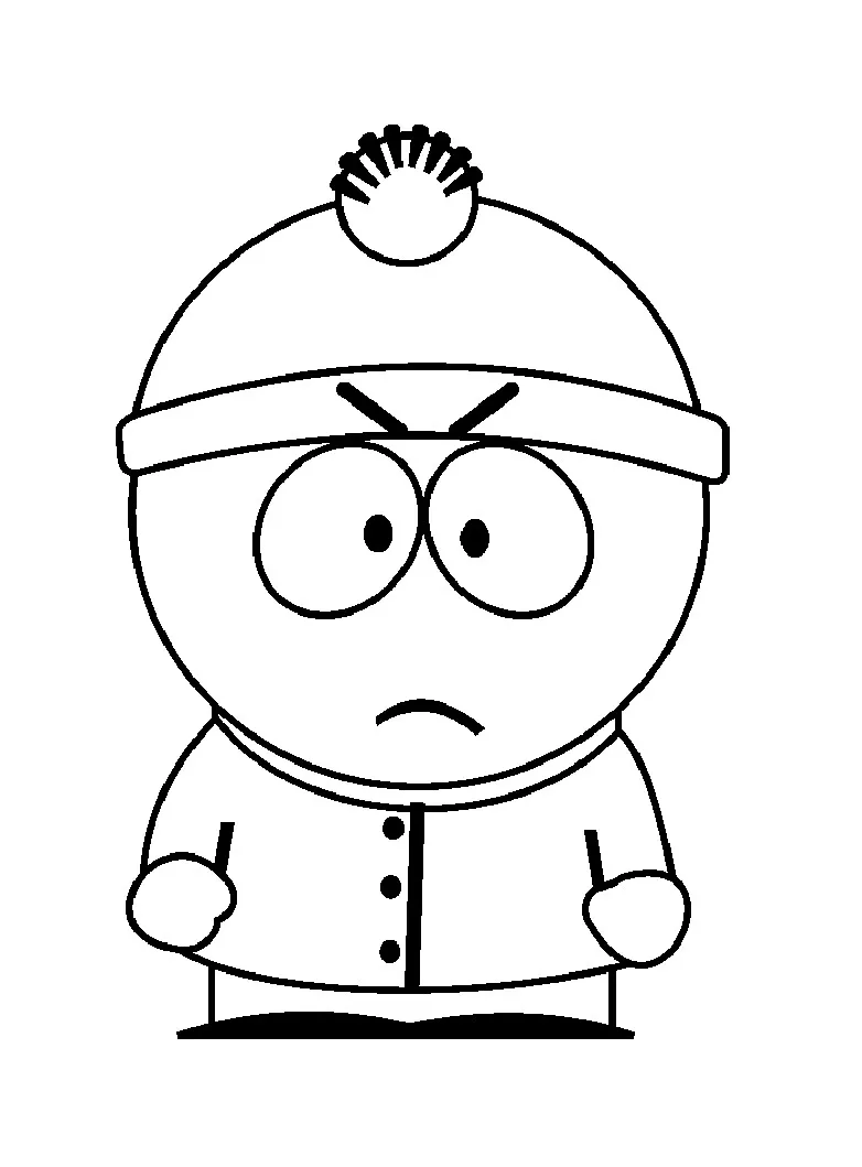 South Park Bild zum Ausdrucken und Ausmalen