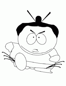 Kostenlose South Park-Zeichnung zum Ausdrucken und Ausmalen