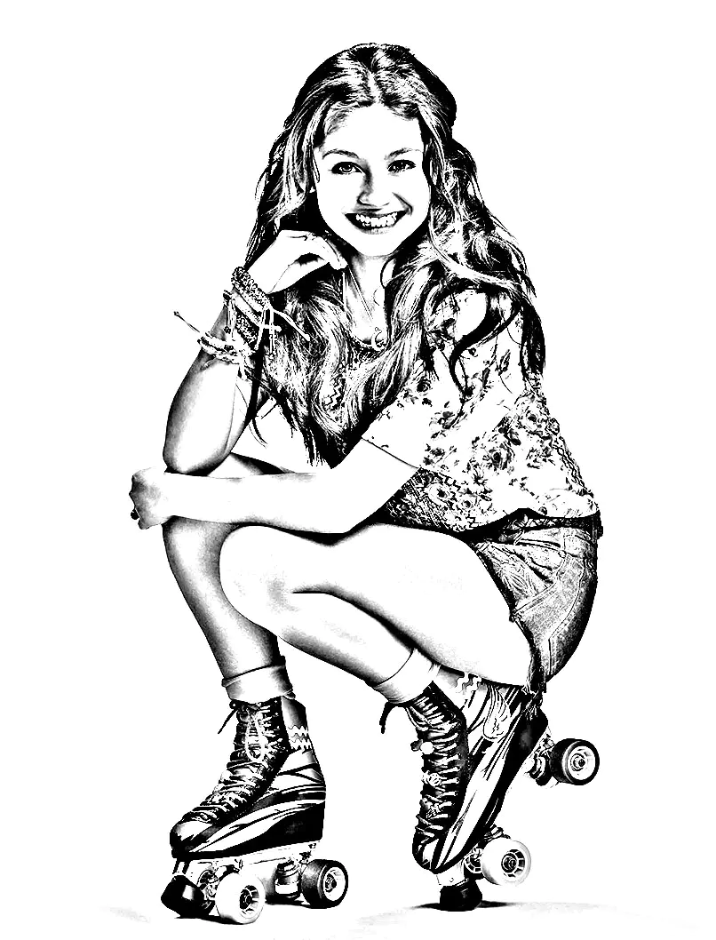 Soy Luna Ausmalbilder zum kostenlosen Herunterladen (Ausmalbild zum Ausdrucken und Ausmalen für Kinder)