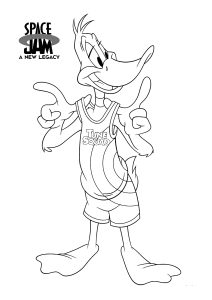 Ausmalbilder von space-jam für Kinder (Ausmalbild von Space Jam)