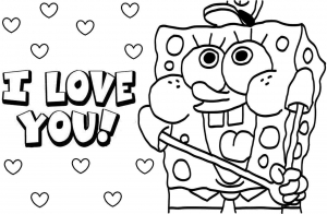 SpongeBob Ausmalbilder zum kostenlosen Herunterladen (Ausmalbild von SpongeBob Schwammkopf)