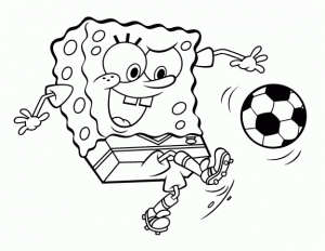 Bob der Baumeister Malbuch für Kinder (Ausmalbild von SpongeBob Schwammkopf)