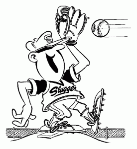 Baseball (Ausmalbild von Sport)