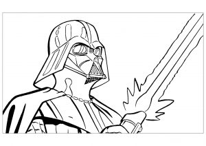 Star Wars: Darth Vader (Ausmalbild)