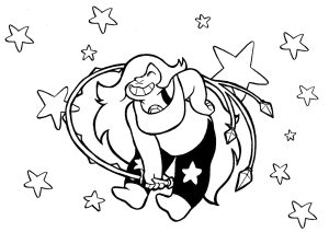 Rauchquarz (Ausmalbild von Steven Universe)