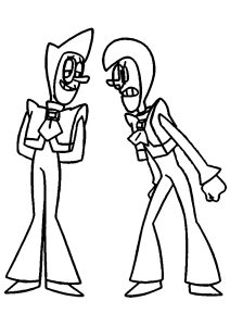 Gelber Diamant (Ausmalbild von Steven Universe)