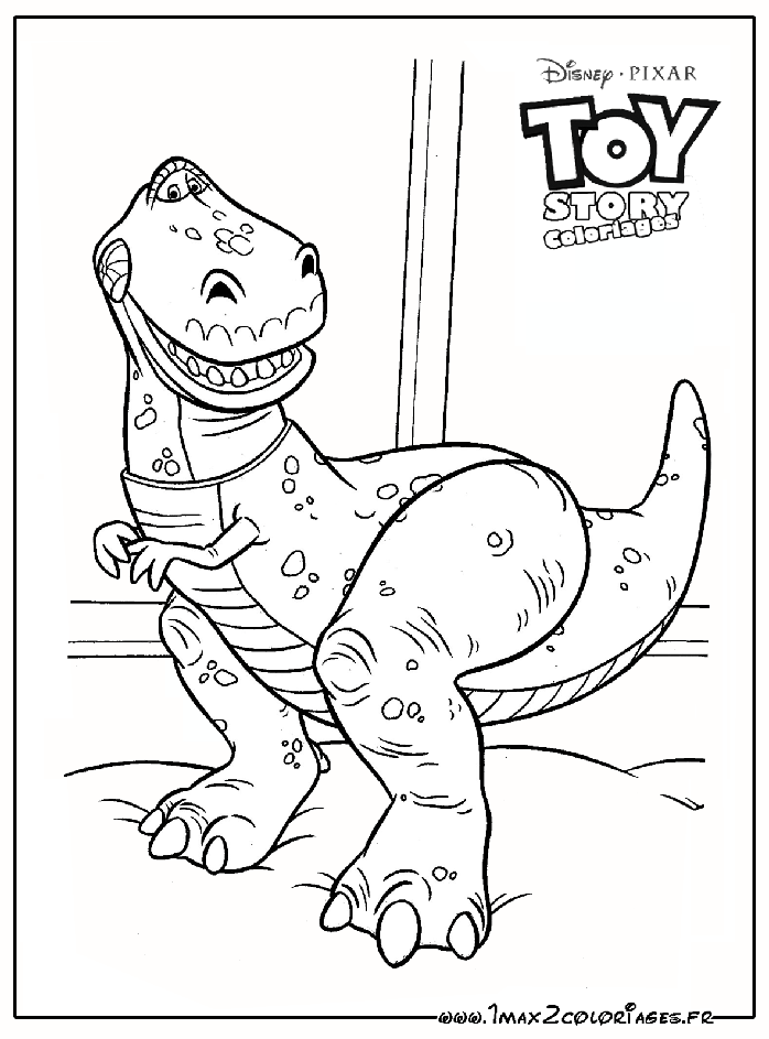 Toy Story Coloriage zum Ausdrucken für Kinder (Ausmalbild zum Ausdrucken und Ausmalen für Kinder)