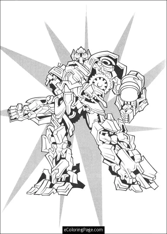 Transformers Ausmalbilder für Kinder (Ausmalbild zum Ausdrucken und Ausmalen für Kinder)