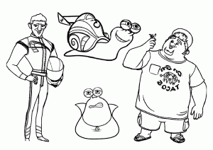 Turbo Ausmalbilder für Kinder (Ausmalbild)