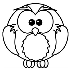 Kleine Eule (Ausmalbild von Vögel)