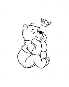 Ausmalbilder von Winnie the Pooh für Kinder (Ausmalbild von Winnie Puuh)