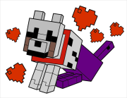 Kostenlose Minecraft-Ausmalbilder zum Ausmalen をぬった 匿名 さんの作品